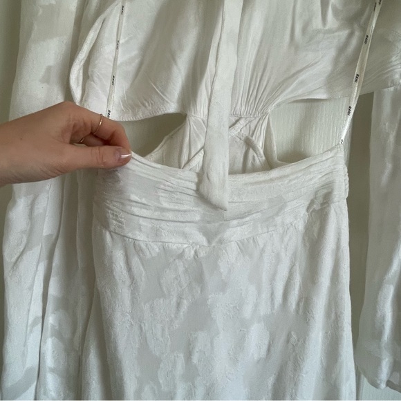 Rahi Athena Midi Cutout White Dress, small. New - Picture 7 of 12